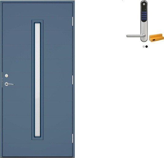 Ytterdør Swedoor Clever-Line+ Mols med Yale Entrus Ytterdør Swedoor Clever-Line+ Mols med Yale Entrus