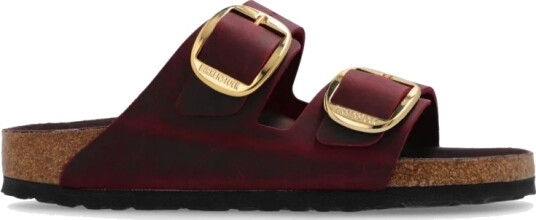 Birkenstock Sandaler Arizona Big Buckle Leoi Habana Hex Brun