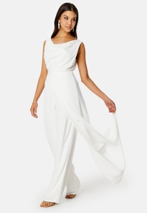 Bubbleroom Occasion Harlynn Jumpsuit White 46 Bubbleroom Occasion Harlynn Jumpsuit White 46