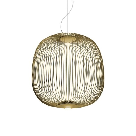 Foscarini Spokes 2 Taklampe med LED Gull Foscarini Spokes 2 Taklampe med LED Gull