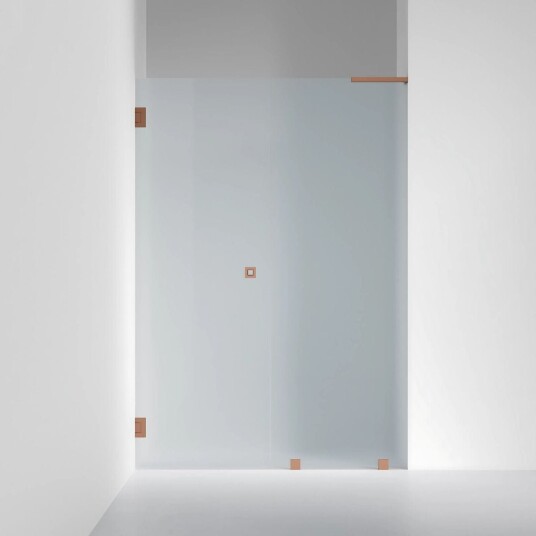 INR Iconic Nordic Rooms Dusjnisje ARC 4 Original Måltilpasset Brushed Bronze / Venstre Frostet Glass