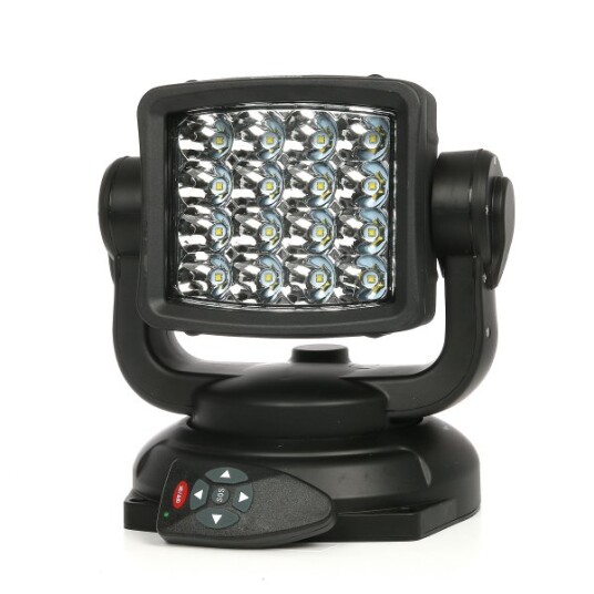 Fjernstyrt LED søkelys PURELUX RC360 Spot 24 cm / 80W / Spot