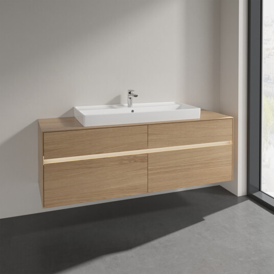 VILLEROY & BOCH COLLARO SERVANTSKAP 160 M/LYS FOR SERVANT MIDT 100 M/LYS CM M/4 SKUFFER NORDISK EIK VILLEROY & BOCH COLLARO SERVANTSKAP 160 M/LYS FOR SERVANT MIDT 100 M/LYS CM M/4 SKUFFER NORDISK EIK