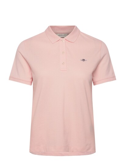 GANT Reg Shield Ss Pique Polo Pink S