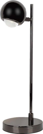 6W LED bordlampe i sort metall 500lm 3000K IP20 innendørs høyde 44,5cm Kulør : Varm 6W LED bordlampe i sort metall 500lm 3000K IP20 innendørs høyde 44,5cm Kulør : Varm