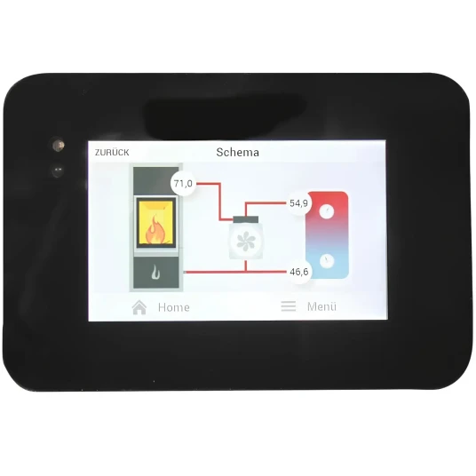 Spartherm S thermatik Neo App Og Display styring Lean 2l 70h (venstre) Sort