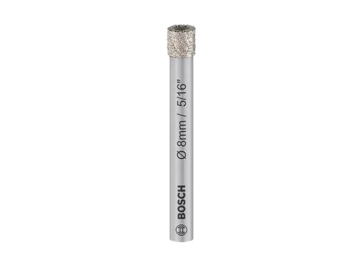 Bosch 2 608 599 050, Drill, Diamantdrillbor, 8 Mm, Hard Keramikk, Flis, 6,6 Cm, Sylindrisk Skaft