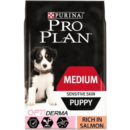 Purina Pro Plan Puppy Medium Sensitive Skin Tørrfôr 3 kg