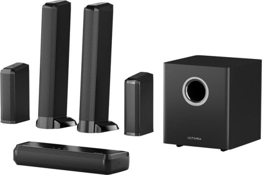 Ultimea Apollo S90 Soundbar med Bluetooth 5.3, Dolby Atmos, HDMI eARC, Svart