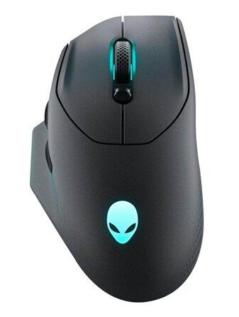 Dell Alienware AW620M Gamingmus med Trådløs USB 2.4 GHz - Svart Dell Alienware AW620M Gamingmus med Trådløs USB 2.4 GHz - Svart