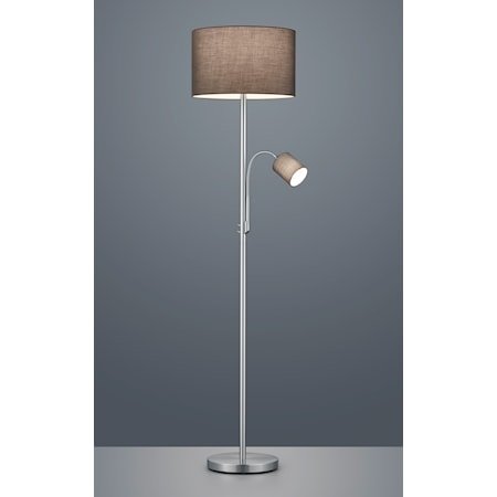 Hotel LED Gulvlampe E27+E14 Grå