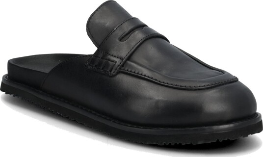 Jack & Jones Jfwtamworth Leather Slider Black 42