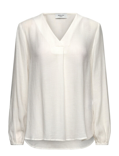 Rosemunde Rwroa Ls Long Blouse - White - 34 Rosemunde Rwroa Ls Long Blouse - White - 34