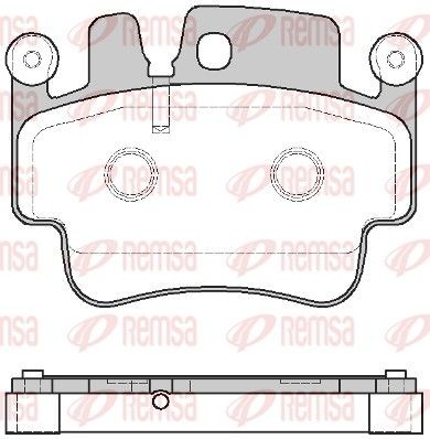 Bremseklosser REMSA 0982.00 Bremseklosser REMSA 0982.00
