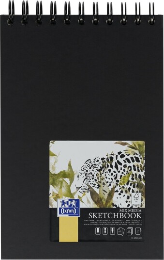 Oxford Skissebok Spiralinnbinding Din A5 40 Ark Svart Skissebok 225 Gsm Papir Spiralinnbinding For 360 Grader 1 Stk 400152645 Oxford Skissebok Spiralinnbinding Din A5 40 Ark Svart Skissebok 225 Gsm Papir Spiralinnbinding For 360 Grader 1 Stk 400152645