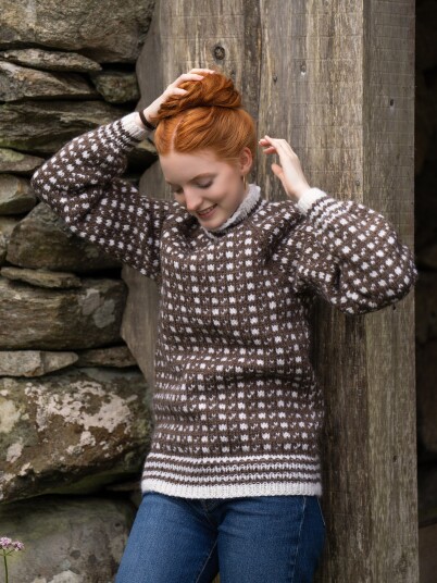 Viking Garn 2135 4B Star Islender Unisex Brun Viking Garn 2135 4B Star Islender Unisex Brun