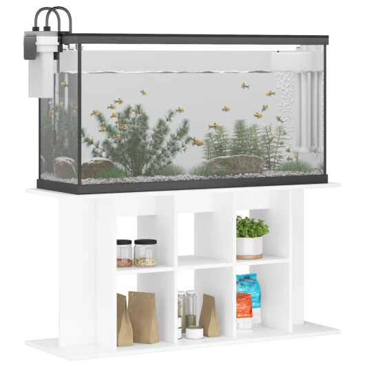 Akvariumstativ Hvit 120X40X60 cm Konstruert Tre