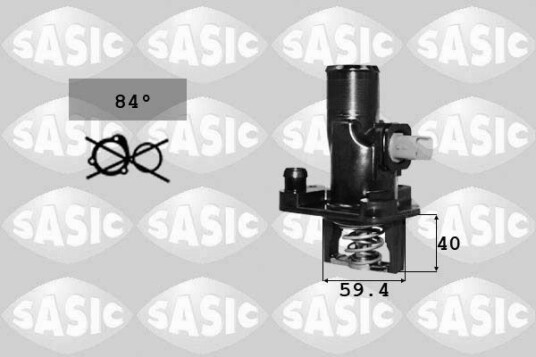 Termostat, kjølemiddel SASIC 3300002