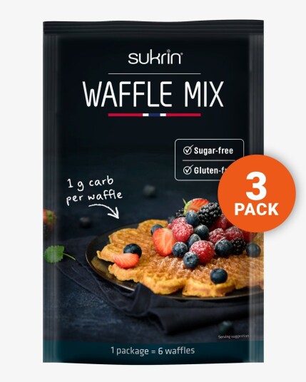 Funksjonell Mat Sukrin Waffle mix 3x100g