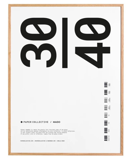 Paper Collective ramme plexiglass-eik 30x40 cm Paper Collective ramme plexiglass-eik 30x40 cm