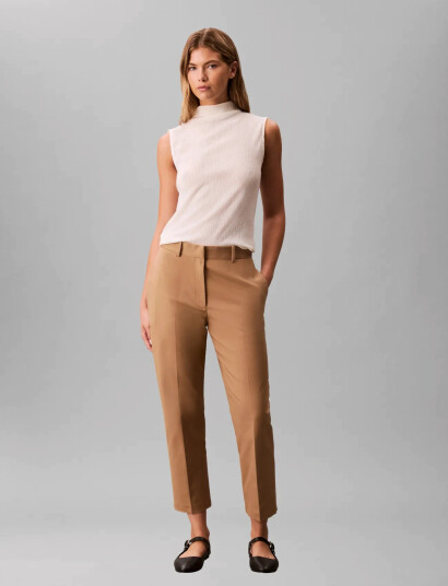 Calvin Klein Straight Leg Stretch Chino Pant - Beige - 30 Calvin Klein Straight Leg Stretch Chino Pant - Beige - 30