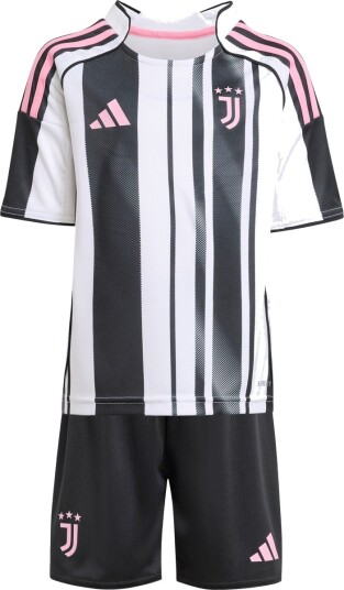 Juventus 25/26 Hjemmesett Barn Hvit/Svart 116