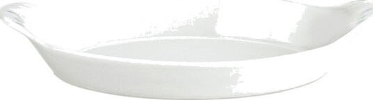 Pillivuyt serveringstallerken oval hvit 23x13 cm