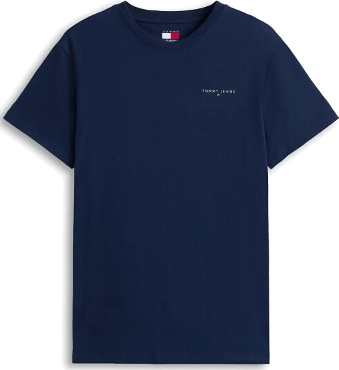 Tommy Jeans Tjm Slim Linear Chest Tee Ext Navy XS