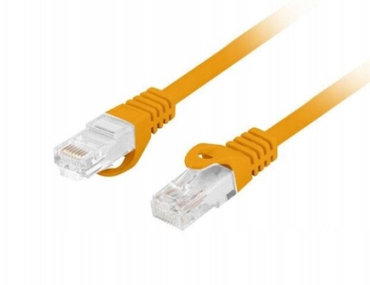 Patchcord Cat.6 Utp Lszh Cu 20M Pomarańczowy Fluke Passed Lanberg PCU6 10CU 2000 O