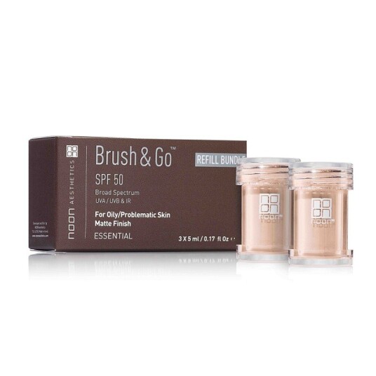 Noon Aesthetics Refill Brush & Go SPF50 Fet/Uren Hud 3x5ml Noon Aesthetics Refill Brush & Go SPF50 Fet/Uren Hud 3x5ml