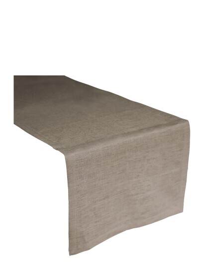 Au Maison Middag Til To Hør Basic Vasket Beige 45X140CM