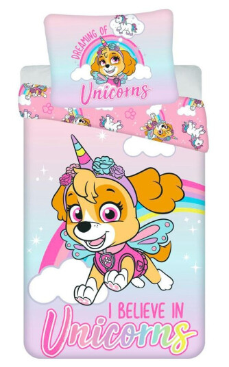 Paw Patrol Unicorn Sängkläder för Barn 140x200 cm 70x90 cm Paw Patrol Unicorn Sängkläder för Barn 140x200 cm 70x90 cm