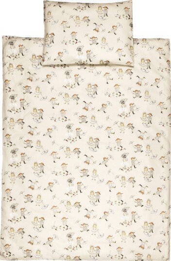 Pippi Langstrømpe Sengesett Sprinkelseng 100x130 Pippi Langstrømpe Sengesett Sprinkelseng 100x130