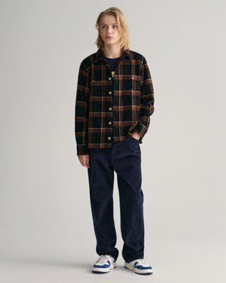 Gant Teen Boys kordfløyelsbukser med avslappet passform EVENING BLUE 146/152