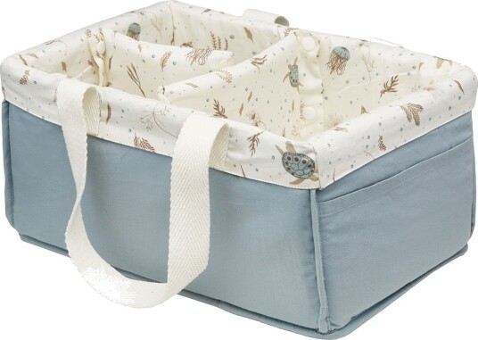 Cam Cam Copenhagen Diaper Caddy - Ocs - Blueberries - Blue - ONE SIZE