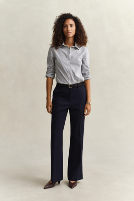 Gant Slim fit flared slacks EVENING BLUE 36