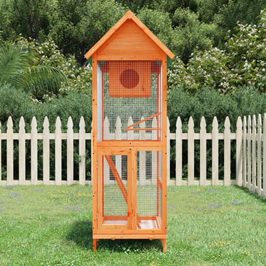 Fuglehus Brun 60X58.5X160 cm Heltre Furu Fuglehus Brun 60X58.5X160 cm Heltre Furu