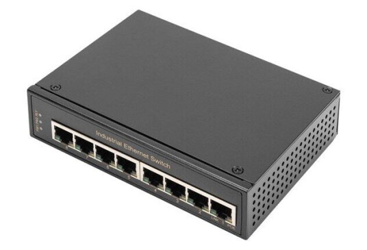 DIGITUS DN-651108 - switch - industrial gigabit - 8 ports - unmanaged (4016032454489)