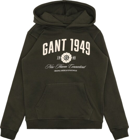 Gant Kids Collegiate Oth Hoodie DARK MOSS GREEN 164
