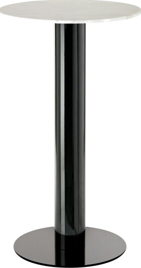 Tube Barbord Ø60 cm, Sort / Hvit