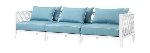 Ocean Club sofa, 3-seter, hvit