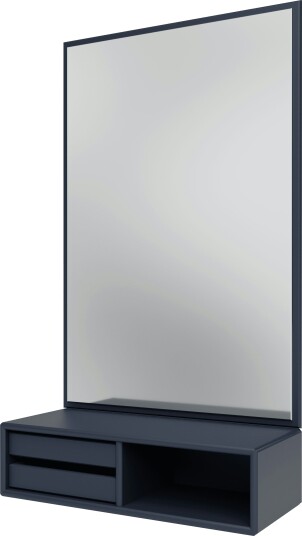 Glance Veggspeil Med Hylle Shadow