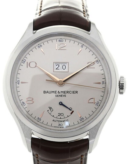 Baume & Mercier Herreklokke M0A10205 Clifton Sølvfarget/Lær