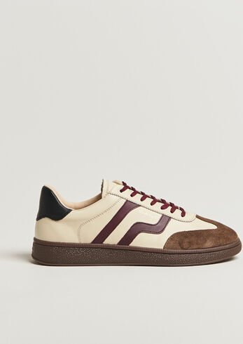 GANT Cuzmo Leather/Suede Sneaker Ivory/Brown