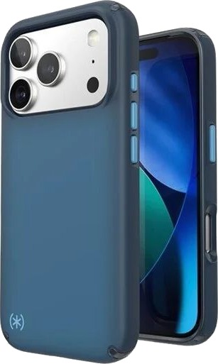Speck Presidio Lux MagSafe Case iPhone 17 Pro Deep Sea Fade / Black / Spell Blue