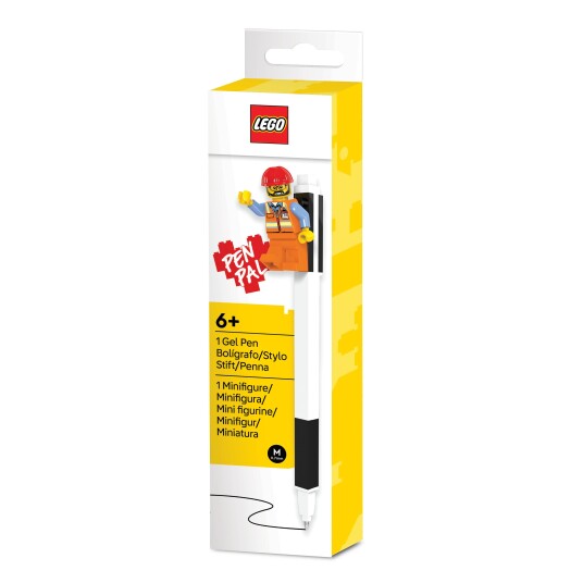 Lego Pen Pal Gelpenn Med Minifigur Svart