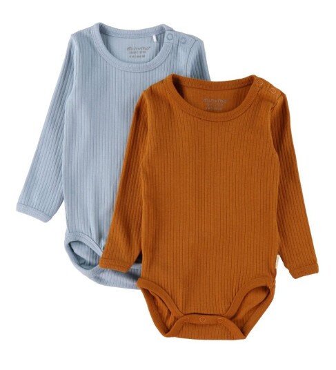 Minymo Body Ls (2-Pack) Brown 62