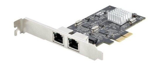 StarTech.com 2-Port 2.5Gbps NBASE-T PCIe Network Card Intel I225-V Dual-Port Computer Network Card Multi-Gigabit NIC PCI Express Server LAN Card Desktop Ethernet Interface StarTech.com 2-Port 2.5Gbps NBASE-T PCIe Network Card Intel I225-V Dual-Port Computer Network Card Multi-Gigabit NIC PCI Express Server LAN Card Desktop Ethernet Interface