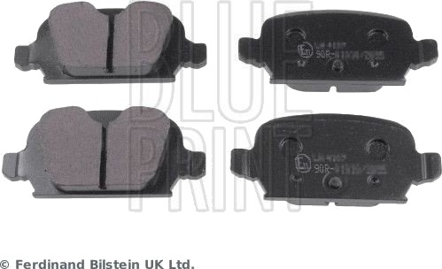 Bremseklosser sett BLUE PRINT ADZ94232