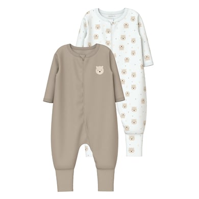 Name It Sovedress 2-pakning Oxford Tan Name It Sovedress 2-pakning Oxford Tan